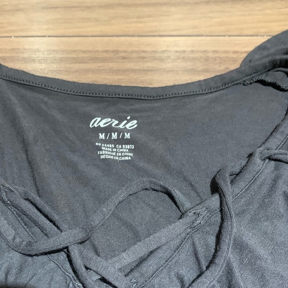 Aerie soft & sexy charcoal bodysuit - Picture 3 of 5